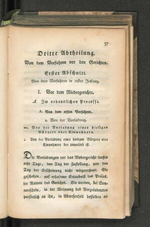 A. im ordentlichen Processe.