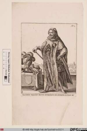 Bildnis Johann Ohnefurcht (Jean sans Peur), Herzog von Burgund (reg. 1404-19)