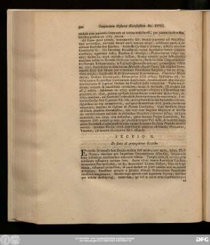 Sectio II. De statu & propagatione Ecclesiae.