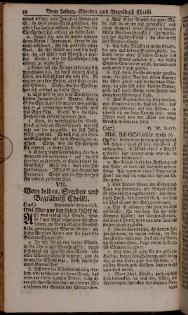 VII. Vom Leiden, Sterben und Begräbniß Christi.