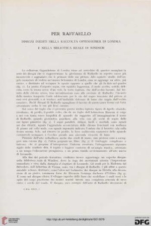 24: Per Raffaello, [1] : disegni inediti nella Raccolta Oppenheimer di Londra e nella Biblioteca reale di Windsor
