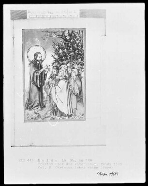 Traktat über das Vaterunser — Christus lehrt seine Jünger, Folio 2recto