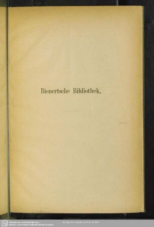 Bienertsche Bibliothek
