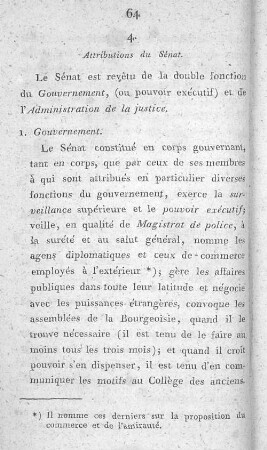 4. Attributions du Sénat.