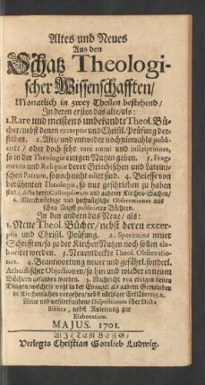 Majus. 1701