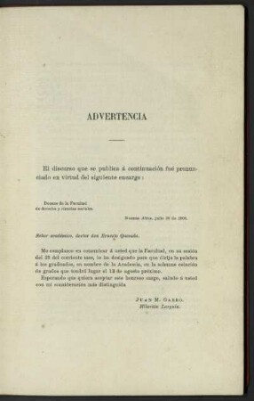 Advertencia