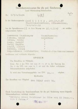 Kling, Karl