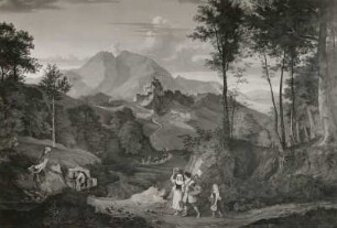Rocca die Mezzo - Landschaft aus dem Sabinergebirge