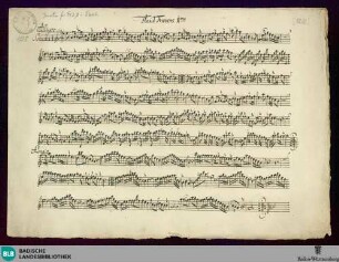 8 Sonatas - Mus. Hs. 1125 : fl (2), b