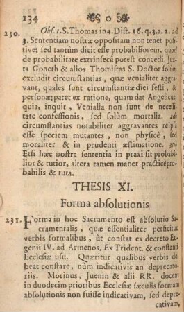 Thesis XI. Forma absolutionis.