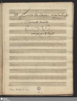 Clarinetto secondo.