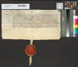 Markgraf Joachim von Brandenburg willigt in die dem Kurfürsten von Köln erteilten Befugnis zur Erneuerung resp. Erhöhung des Rheinzolls zu Linz. d. Cöln an der Spree am Sonntag Exaudi.