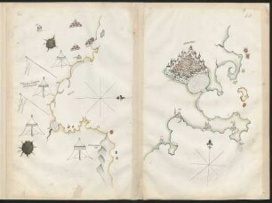 Illustration: f. 6a-6b Surt und Tunis