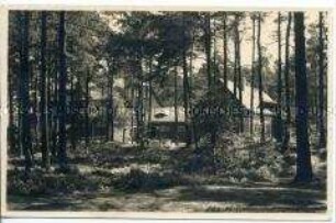 Ansicht des "Naturfreundehauses am Zirkelstein" bei Schöna (Sächsische Schweiz)