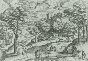 Landschaft mit Johannes dem Täufer