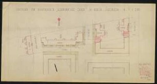 Wohnhausbebauung für Herrmann’sche Erben, Berlin-Lichtenberg: Lageplan der Wohnanlage 1:500