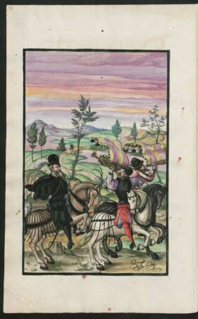 Herold und zwei Trompeter