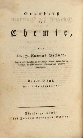 Vollständiger Inbegriff der Pharmacie in ihren Grundlehren und praktischen Theilen : ein Handbuch für Ärzte und Apotheker. 3,1 - 1826