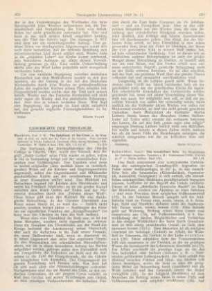 419-420 [Rezension] Buckler, F. W., The epiphany of the cross or the kingdom of God on earth and the faith of the church