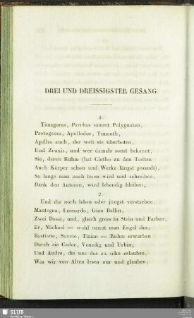 Drei Und Dreissigster Gesang