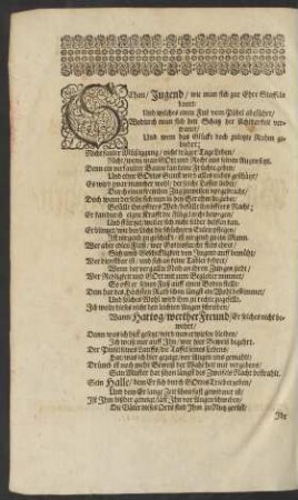 Schau/ Jugend/ wie man sich zur Ehre Staffeln bauet/ ...