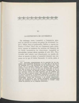 XI - La entrevista de Catamarca