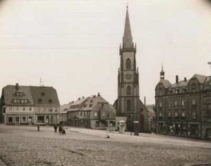 Marktplatz : Marktplatz und Jakobikirche