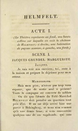 13-37, Acte I.