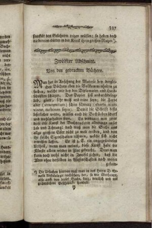 Zwölfter Abschnitt. Von den gedruckten Büchern.