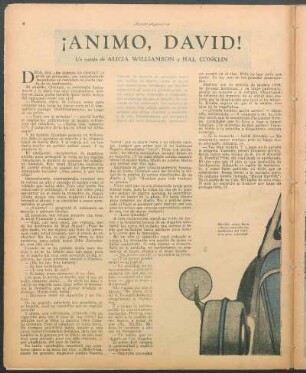 ¡Animo, David! : Un cuento de Alicia Williamson y Hal Conklin