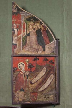 Severusaltar — Szenen aus dem Leben Severus von Ravennas — Designation und am Grab seiner Frau und seiner Tochter