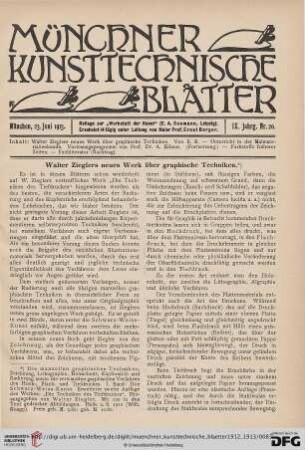 9: Walter Zieglers neues Werk über graphische Techniken