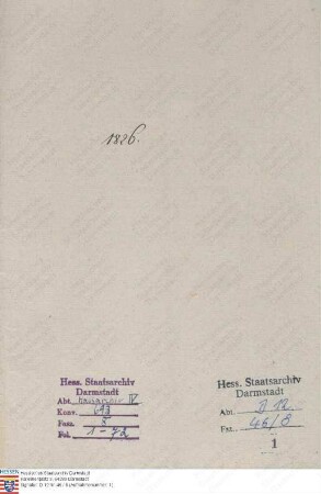 . Thil, Carl Freiherr v. Bos du, Staatsminister in Darmstadt: Band 7
