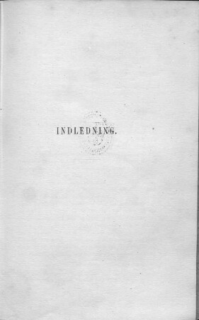 Indledning.