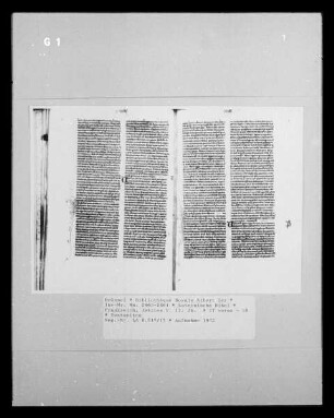 Lateinische Bibel — Textseiten, Folio 17 verso - 18