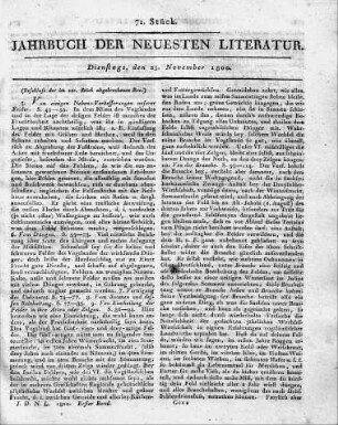 1800-11-25 : 71. Stück