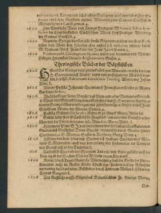 Theologische Bücher der Bäpstischen.