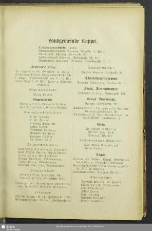Landgemeinde Kappel