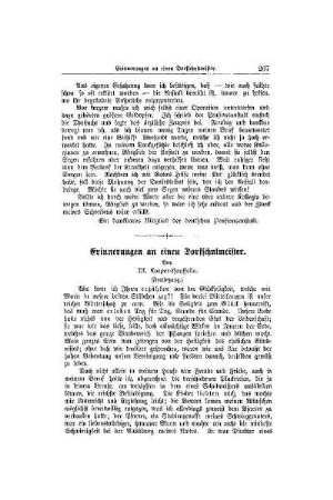 Erinnerungen an einen Dorfschulmeister : (Fortsetzung)