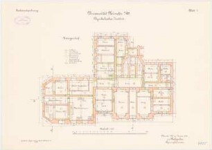 Universität Münster Physikalisches Institut: Grundriss Untergeschoss 1:100