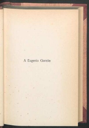 [Dedicatoria] A Eugenio Garzón
