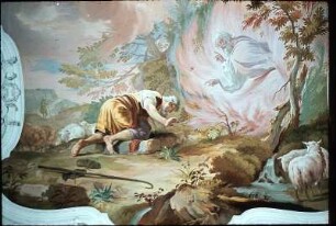 Moses vor dem brennenden Dornbusch