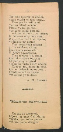 Encuentro inesperado