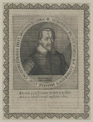 Bildnis des Ludovicus, Landgraf von Hessen-Darmstadt