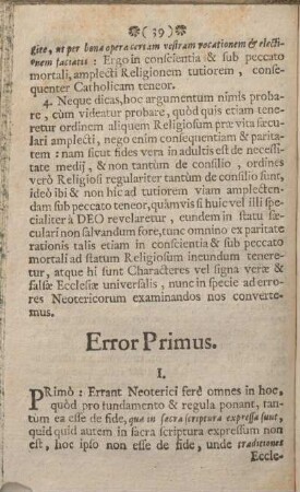 [Error Primus - Error Decimus Septimus.]
