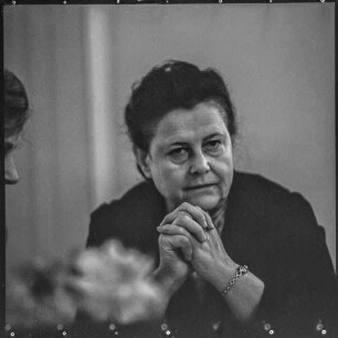 Portrait von Nina Poporowa, Mai 1969. SW-Foto © Kurt Schwarz.