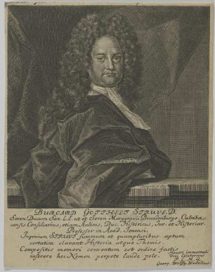 Bildnis des Burcard Gotthelf Struve