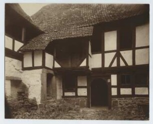Burg Ludwigstein, Witzenhausen: Ansicht, Detail Burghof