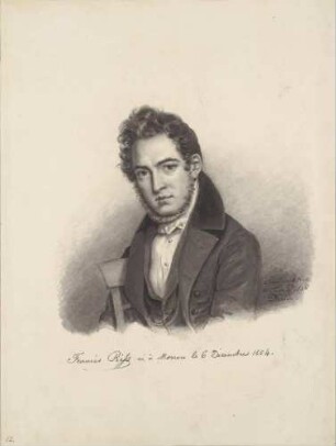 Selbstbildnis Riss, François, Maler (1804-1886)