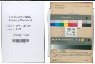 Entnazifizierung Heinz Bohning , geb. 13.04.1891 (Kaufmann)